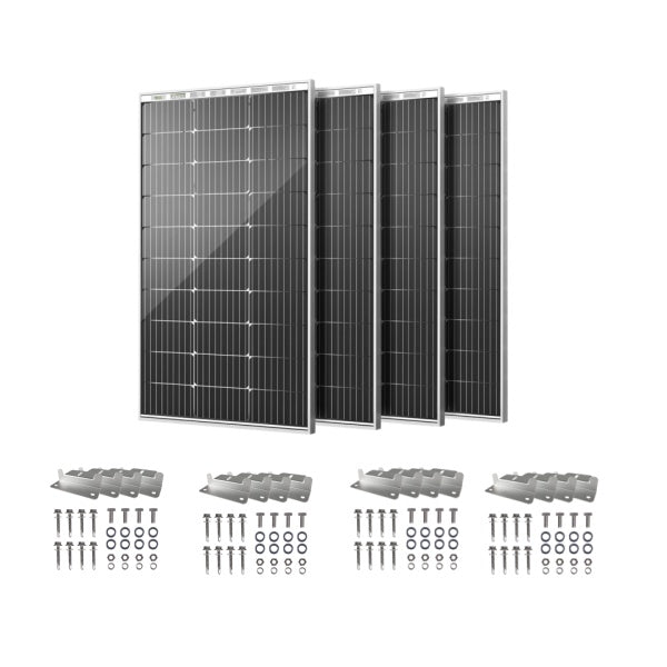 Bifacial 100W 12V 9BB Monocrystalline Solar Panel