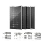 Bifacial 100W 12V 9BB Monocrystalline Solar Panel