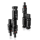 Solar  Branch Connectors MMF+FFM Pair