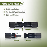 Solar Connectors for Solar Panels Male & Female