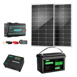 HQST 1.28kWh Off-Grid RV Solar Power Kit