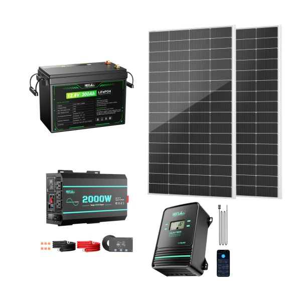 HQST Cabin Off-Grid Core Kit (400W | 3.84kWh)
