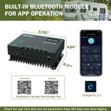 600W 12V/24V/36V/48V Monocrystalline Solar Kit with 60A MPPT Charge Controller w/Bluetooth 