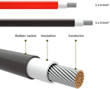 HQST Solar Panel Extension Cable with Male to Female Solar Connectors 