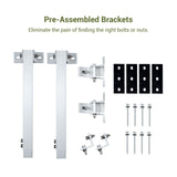 HQST Adjustable Solar Panel Tilt Mounting Brackets, Support Up to 200 Watt Panels, for Flat Roofs, RVs, Cabin, Camping, Off Grid System
