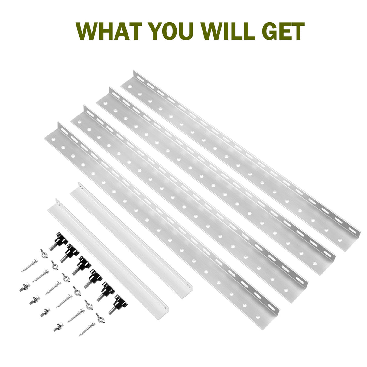 Adjustable Solar Panel Tilt Mount Brackets kit 28inch Support up to 150 Watt Solar Panels 