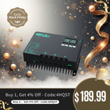 HQST 60A MPPT Solar Charge Controller with Li-Ion Battery Low Temp Protection, Parallel Charging, and Bluetooth