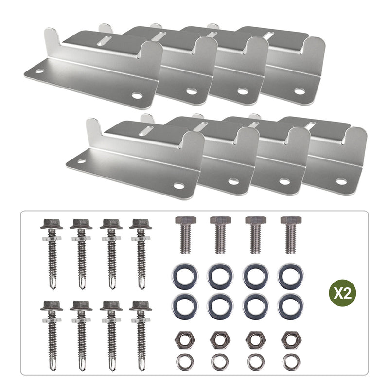 Solar Panel Mounting Z Brackets