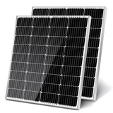 【New Compact Square Size】100 Watt 12 Volt 9BB Cell Monocrystalline Solar Panel