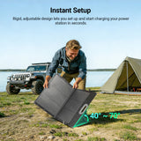 HQST Ultra-Light 100W Foldable Portable Solar Panel  | 25% Efficiency, Up to 40% Lighter
