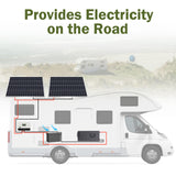 HQST 100 Watt 12 Volt 9BB Cell Monocrystalline Solar Panel (HSP100D-L-US)