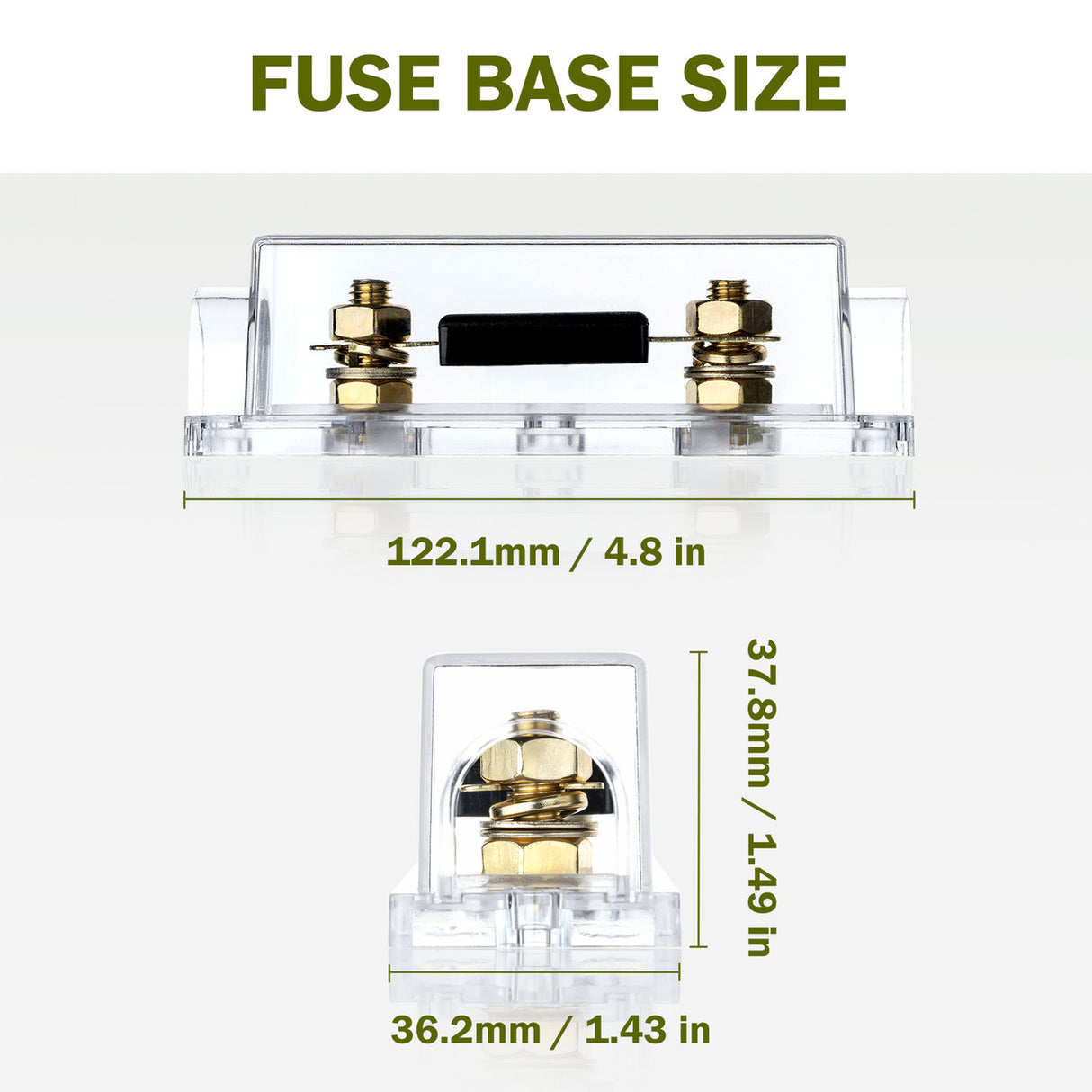 HQST 20A/30A ANL Fuse with transparent holder 