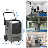 Traver Force 140 Pint Commercial Dehumidifier