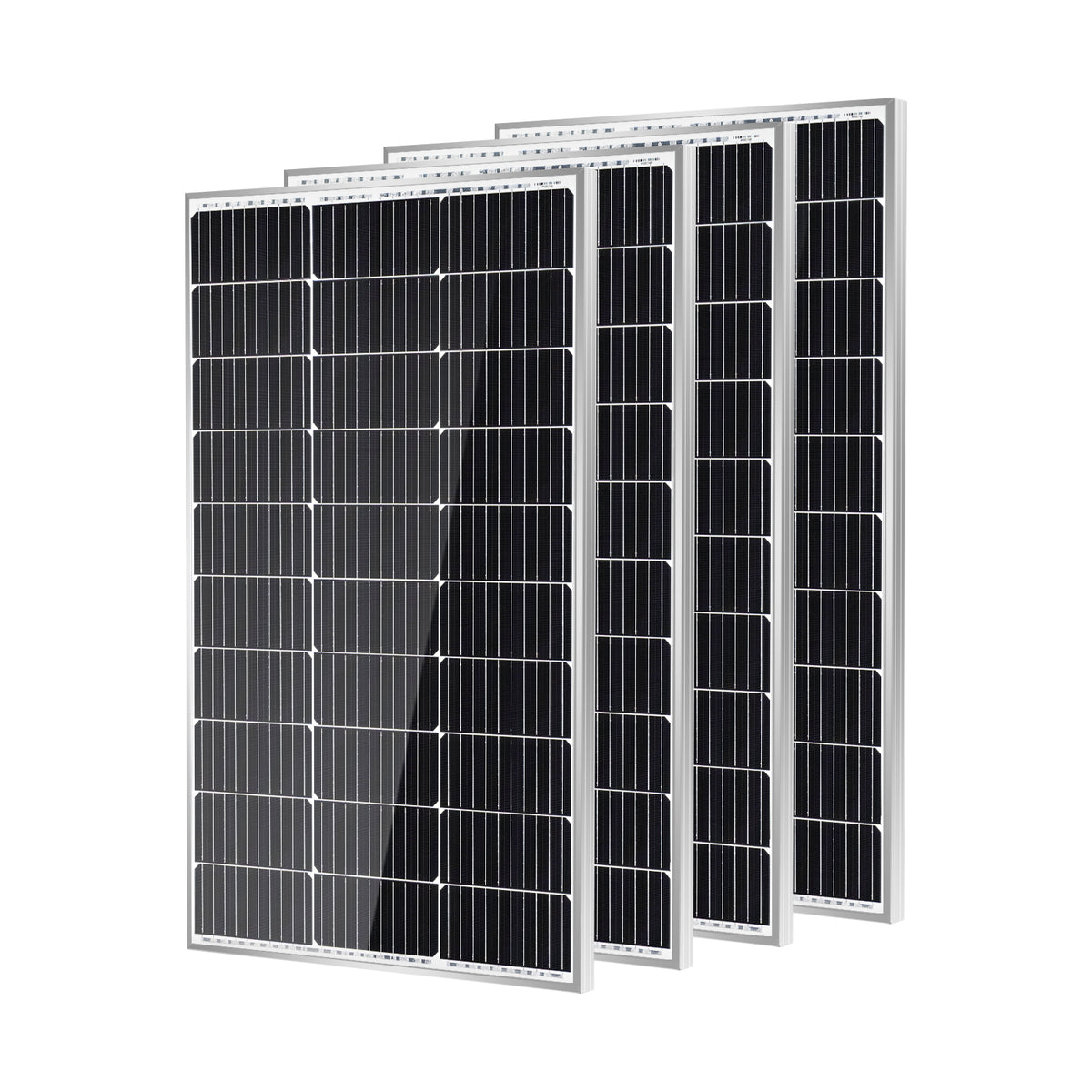 Traver Force 100W 12V 10BB Monocrystalline Solar Panel