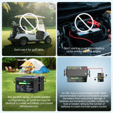 12V 300Ah LiFePO4 Lithium Battery  - Compact Size (10 Year Warranty)