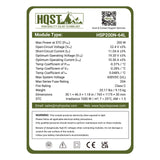 HQST 200W Compact N-Type Solar Panel | 25.4% Efficiency, 14.5% Lighter