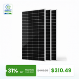 HQST 200W N-Type Solar Panel | 13% Smaller, 14.5% Lighter