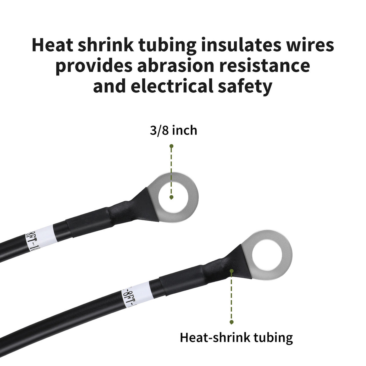 Solar Tray Cables - Connecting Charge Controller and Battery