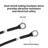 Solar Tray Cables - Connecting Charge Controller and Battery