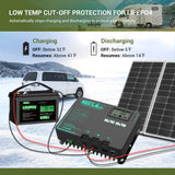 400W 12V/24V Monocrystalline Solar Kit with 40A MPPT Charge Controller