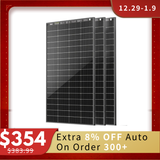 HQST Bifacial 200W N-Type 16BB Monocrystalline Solar Panel with All-Black Design