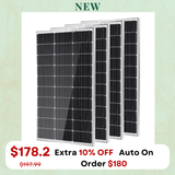 Traver Force 100W 200W 400W 12V 10BB Cell Monocrystalline Solar Panel