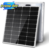 【New Compact Square Size】100 Watt 12 Volt 9BB Cell Monocrystalline Solar Panel