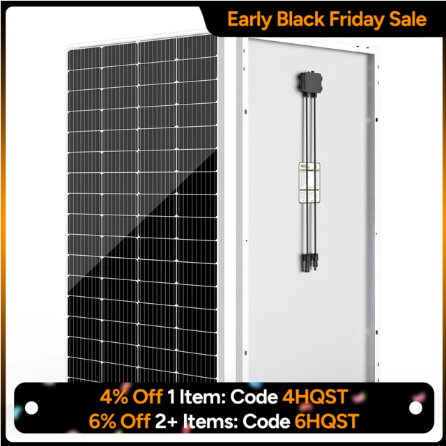 200 Watt 9BB Monocrystalline Solar Panel