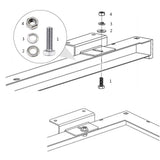 HQST Solar Panel Mounting Z Brackets with Nuts and Bolts -- 4 Sets of RV, Boat, Roof, Wall and other Off Gird Installation