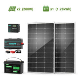 HQST RV Core Components Kit (200W | 1.28kWh)