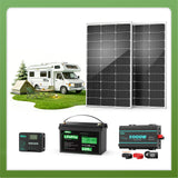 HQST RV Core Components Kit (200W | 1.28kWh)